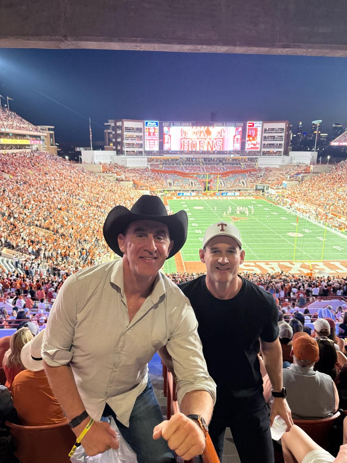 4QTR guests at a US college football game
