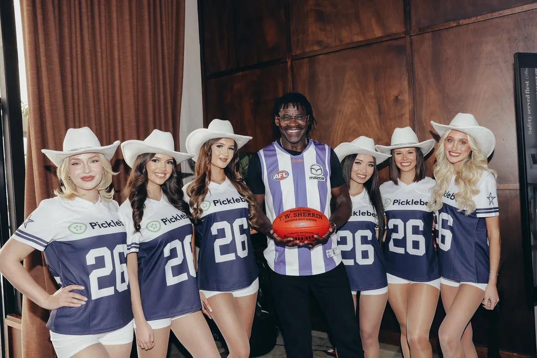 Guests gathered at the NFL Melbourne 2026 experience